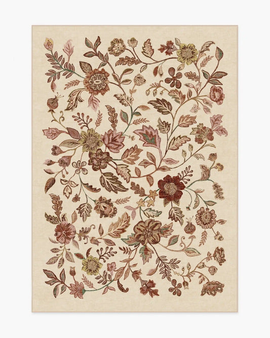Anonna Burgundy Multicolor Rug