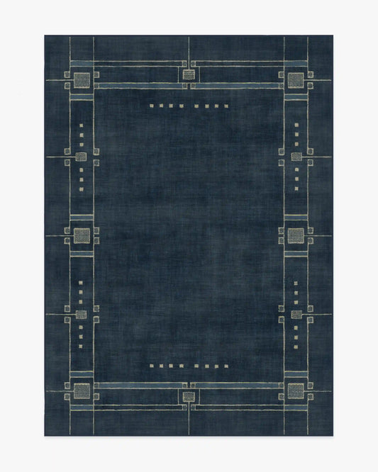 Avery Midnight Blue Rug by Architectural Digest