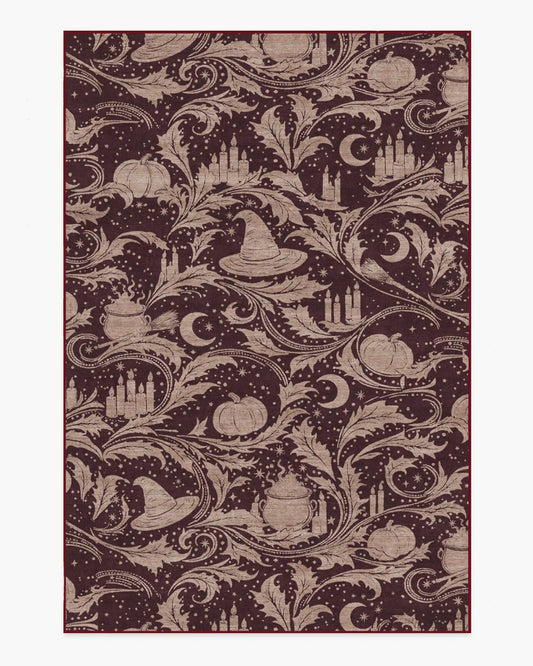 Autumn Alchemy Burgundy Rug