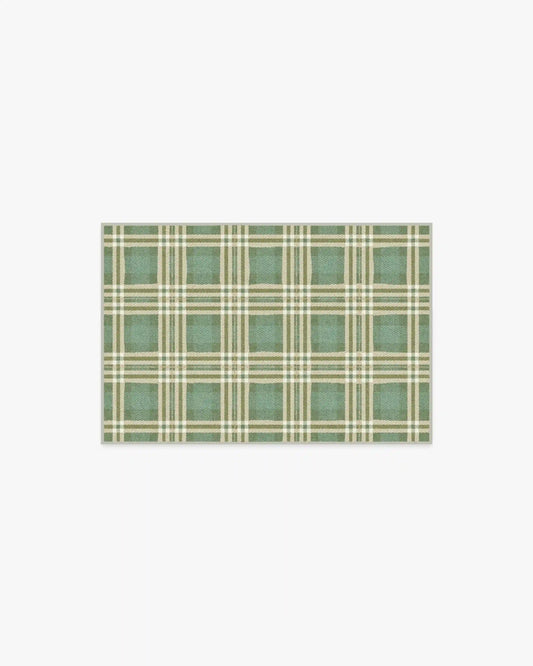 Birke Green Rug