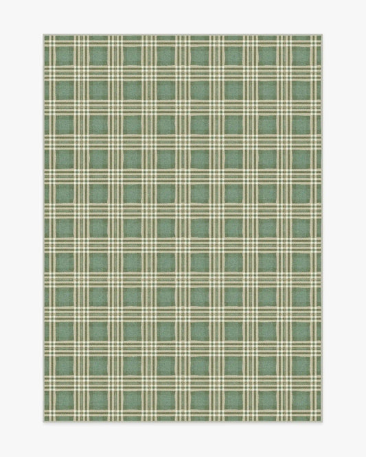 Birke Green Rug