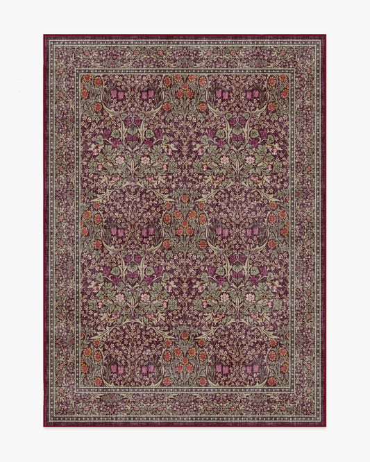Blackthorn Mulberry Rug by Morris & Co.