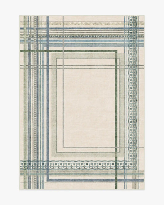 Callie Blue & Green Rug