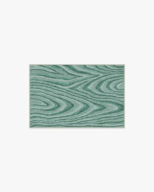 Chifa Wood Sage Rug by Humberto Leon