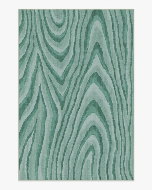 Chifa Wood Sage Rug by Humberto Leon