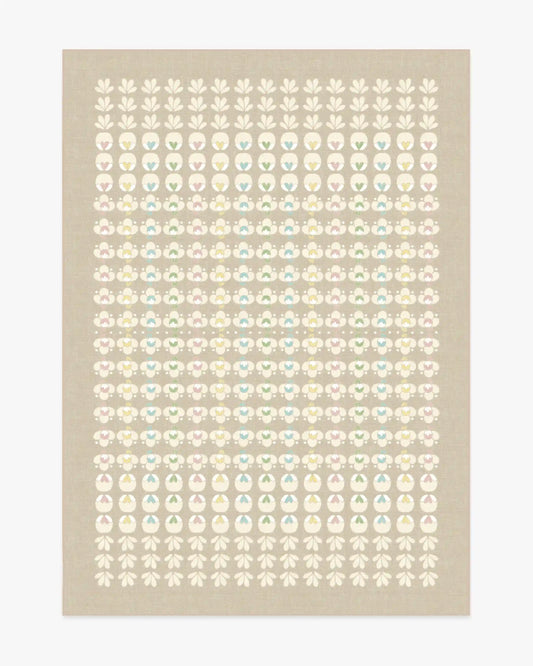 Ditzy Daisy Neutral Rug