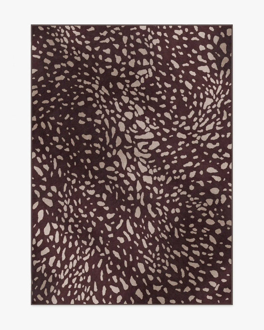 Fawn Burgundy Rug