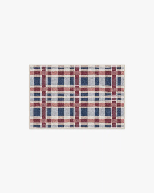 Finn Red & Blue Rug