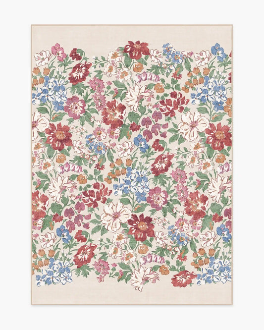 Honeydew Red & Pink Rug by Liberty