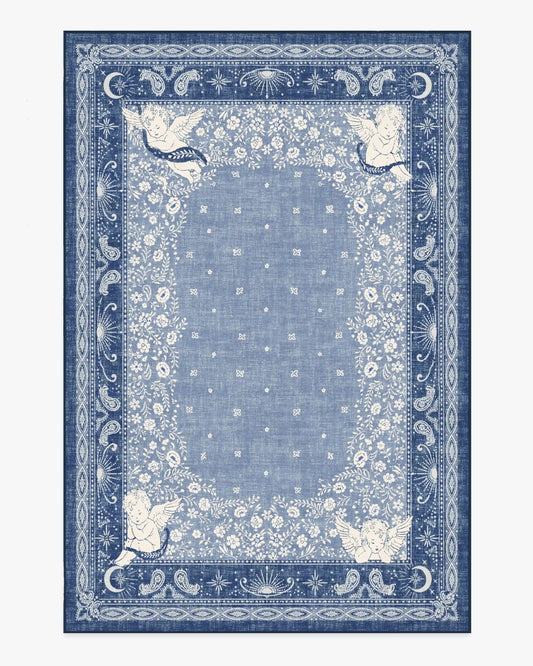 Humberto's Bandana Blue Rug by Humberto Leon