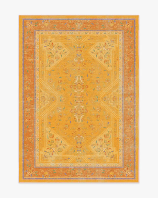 Colorful Loom Mango Rug by Iris Apfel