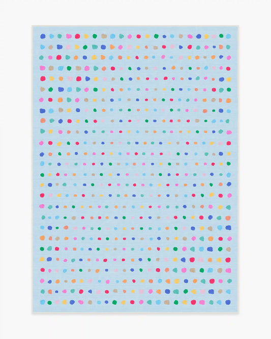 Jelly Dot Blue Rug