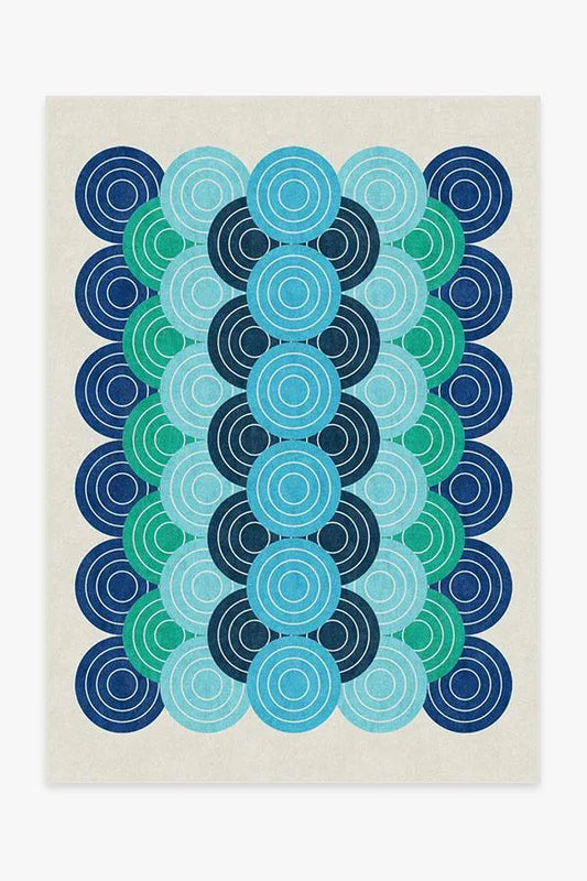 Biba Blue Green Rug by Jonathan Adler