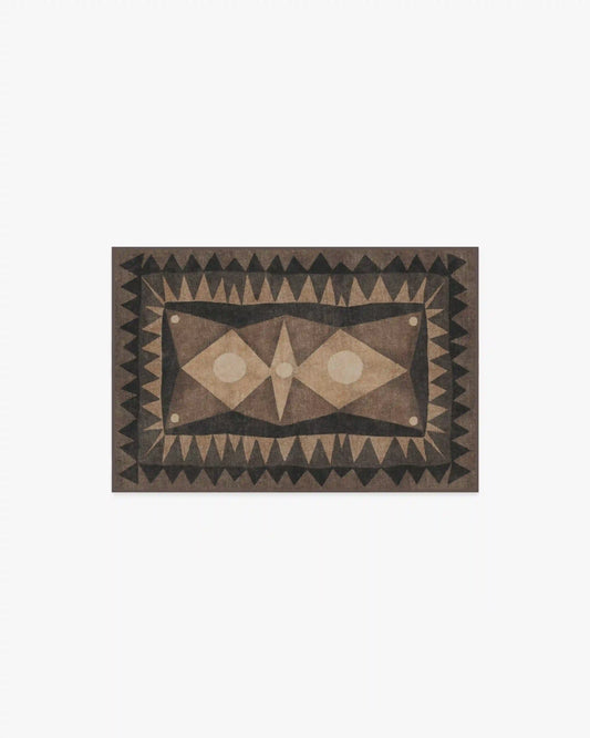 Hilma Charcoal Rug by Jungalow