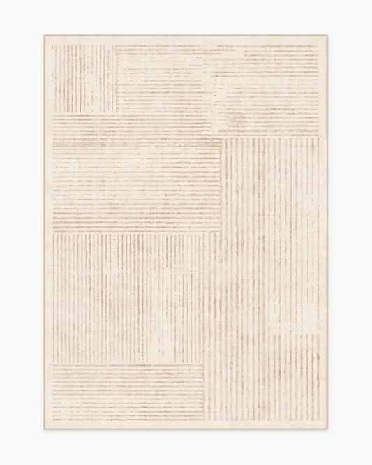 Linear Oasis Neutral Rug