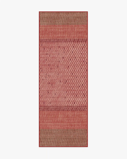 Mesa Check Red Rug