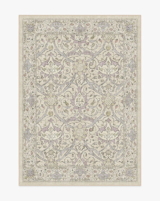 Montreal Beige & Lilac Rug by Morris & Co.