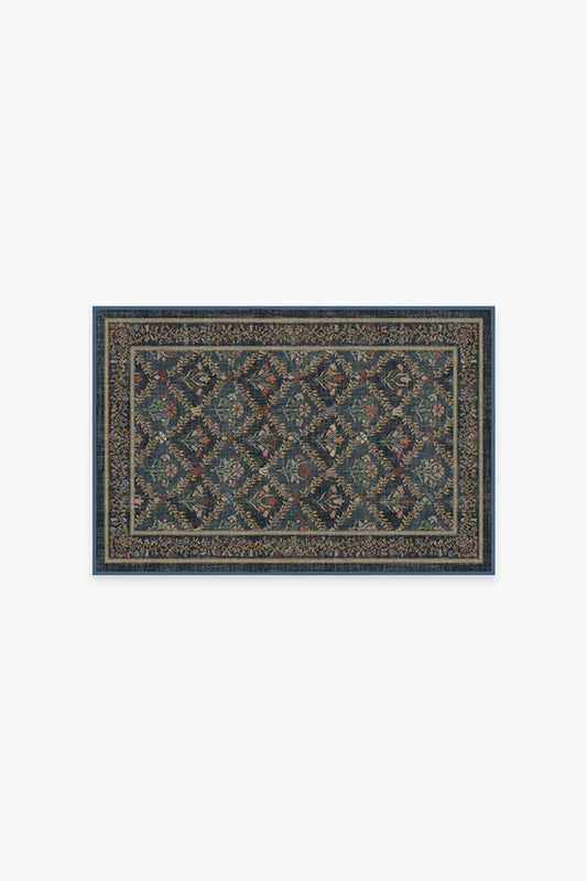 Bellflowers Blue Rug by Morris & Co.