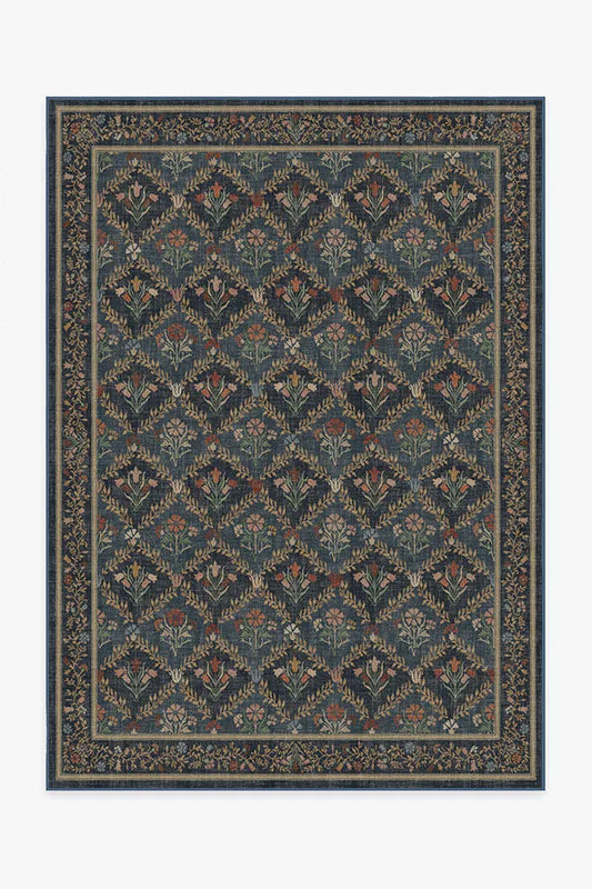 Bellflowers Blue Rug by Morris & Co.