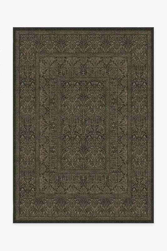 Bluebell Soft Black Rug by Morris & Co.