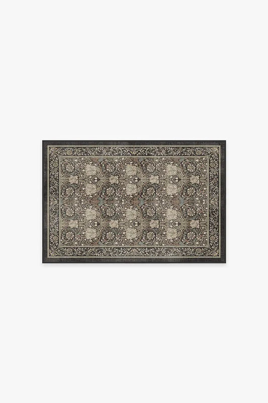 Honeysuckle & Tulip Dark Wood Rug by Morris & Co.