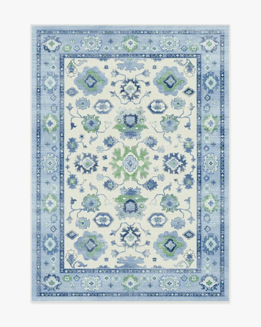 Serena Blue Rug by Mrs. Alice
