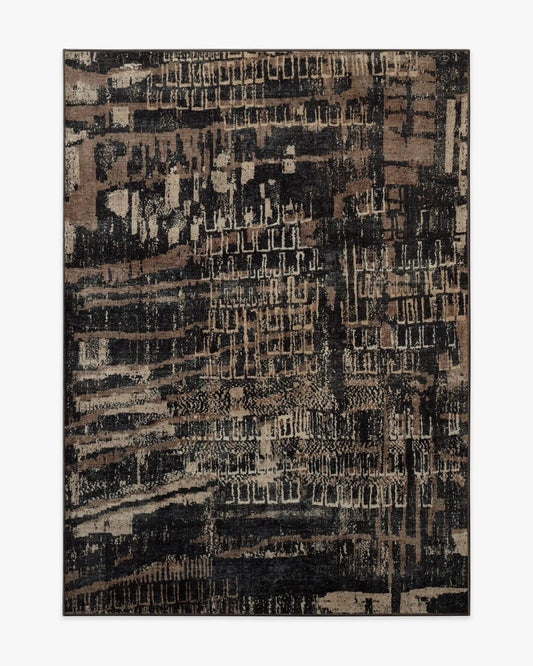 Ourea Dark Wood Rug