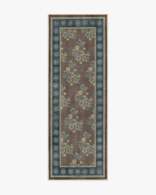 Pennywood Brown & Blue Rug