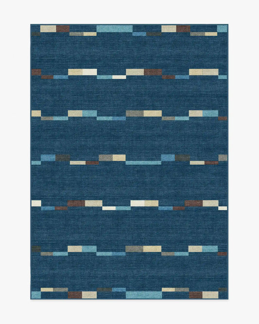 Rift Navy Rug