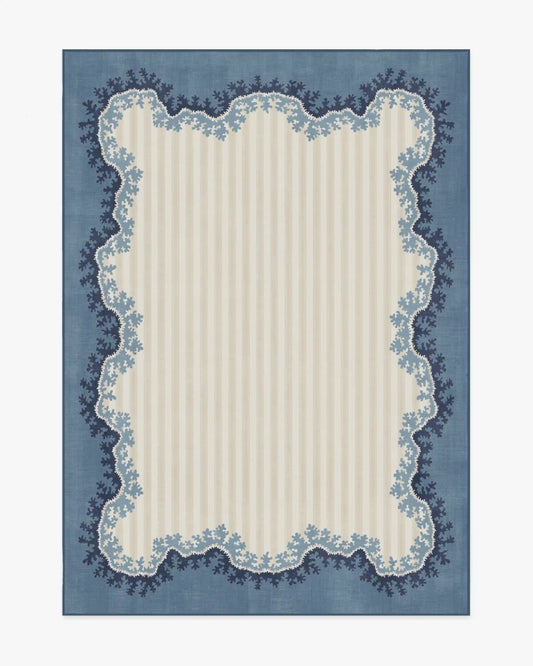 Oxbow Indigo Rug by Sanderson