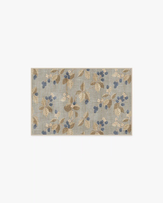 Rubus Azure & Fawn Rug by Sanderson