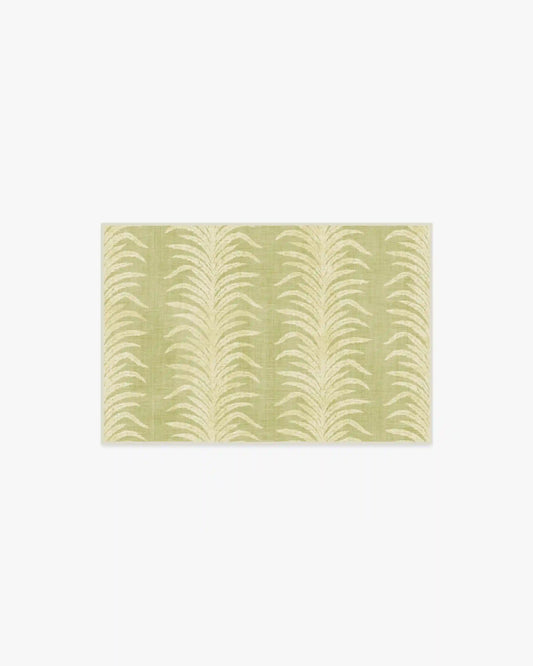 Tree Fern Matcha Green Rug by Sanderson