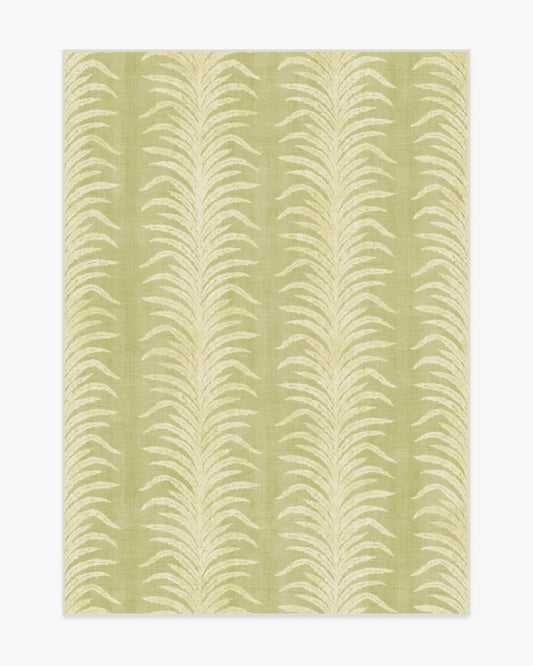 Tree Fern Matcha Green Rug by Sanderson