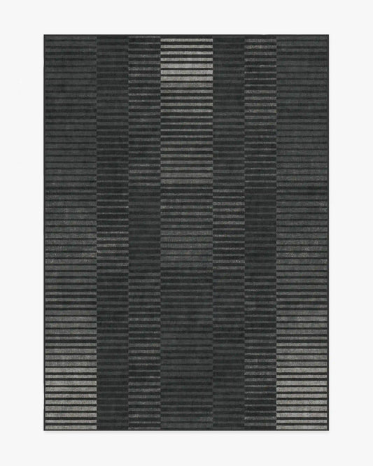 Shadow Stripe Charcoal Rug