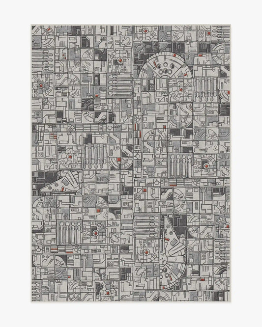 Smugglers Geo Grey Rug