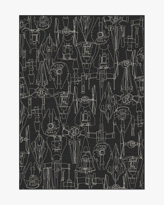Star Wars Armada Black Rug
