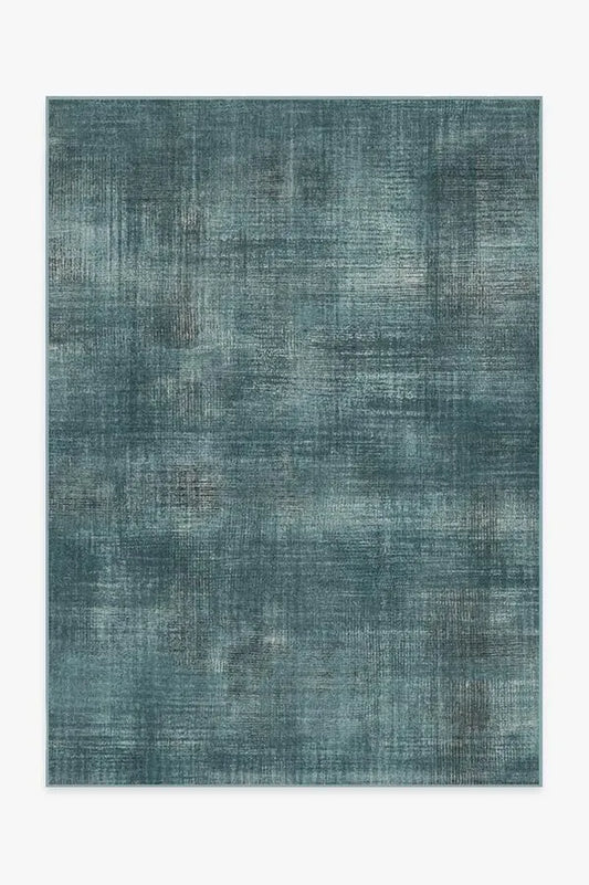 Sudaria Solid Teal Blue Rug