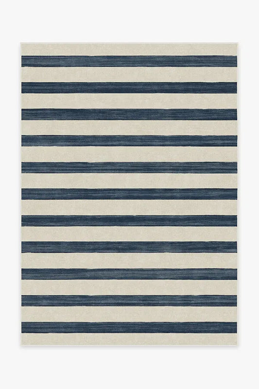 Sumi Sailor Stripe Navy Rug