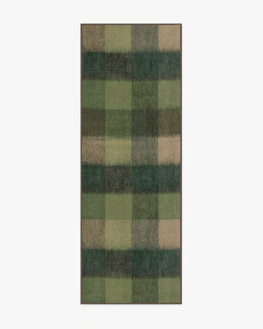 Tallitha Green & Tan Rug
