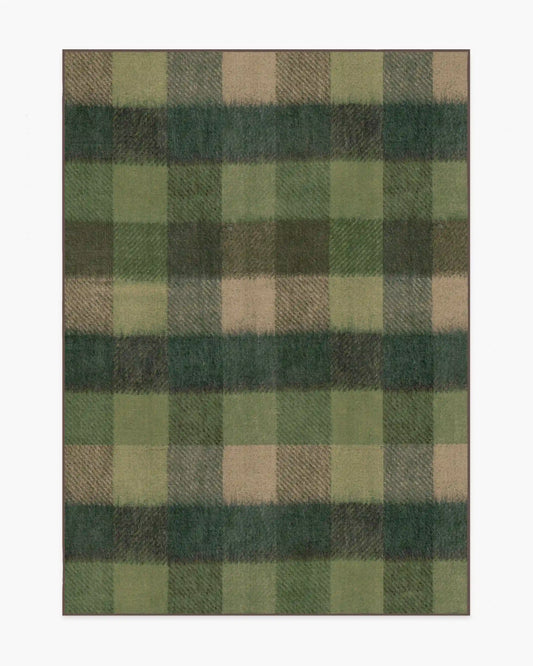 Tallitha Green & Tan Rug