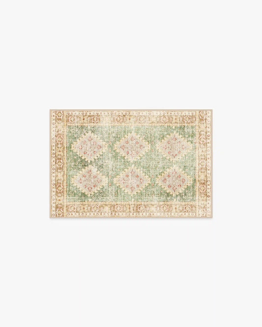 Zosia Sage & Gold Rug