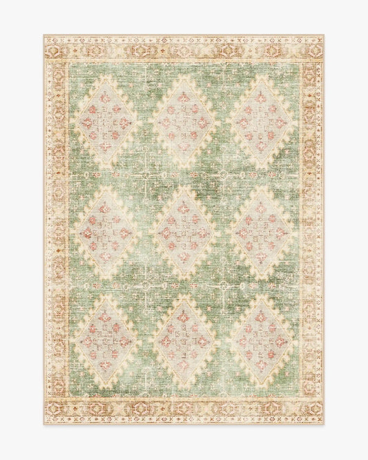 Zosia Sage & Gold Rug