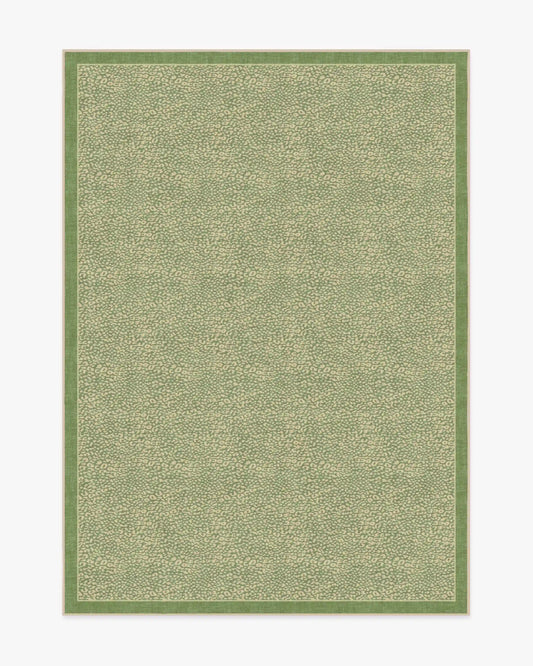 Cheeky Cheetah Green Rug