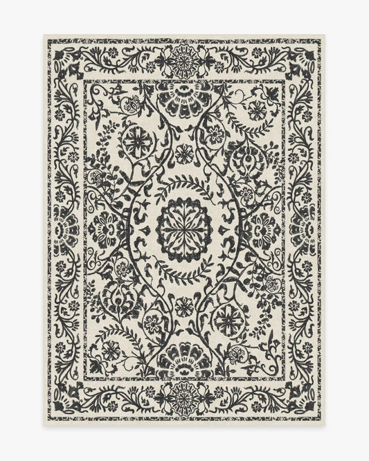 Delphina Black & White Rug