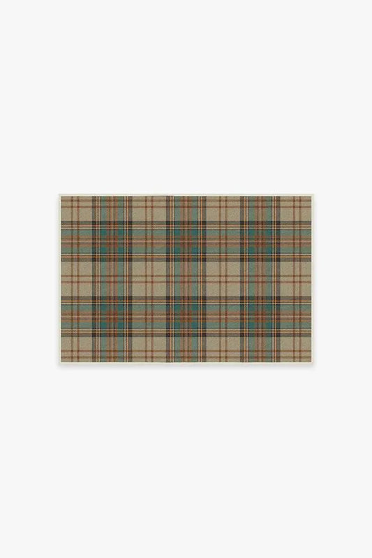 Dress Stewart Tartan Khaki Rug