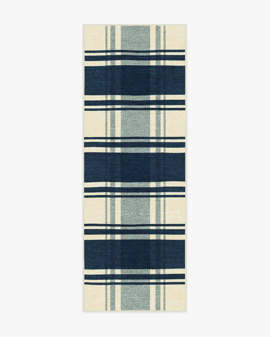 Easton Plaid Navy Rug