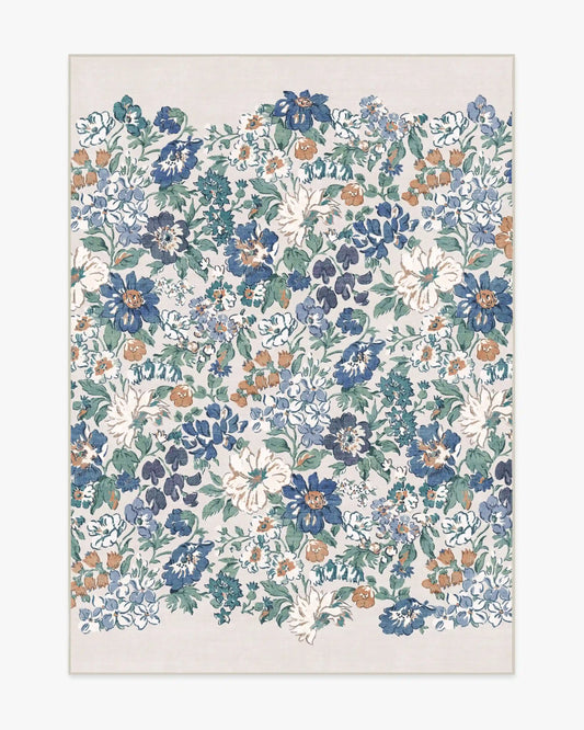 Honeydew Blue Rug by Liberty