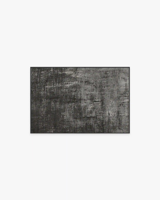 Impasto Greyscale Rug