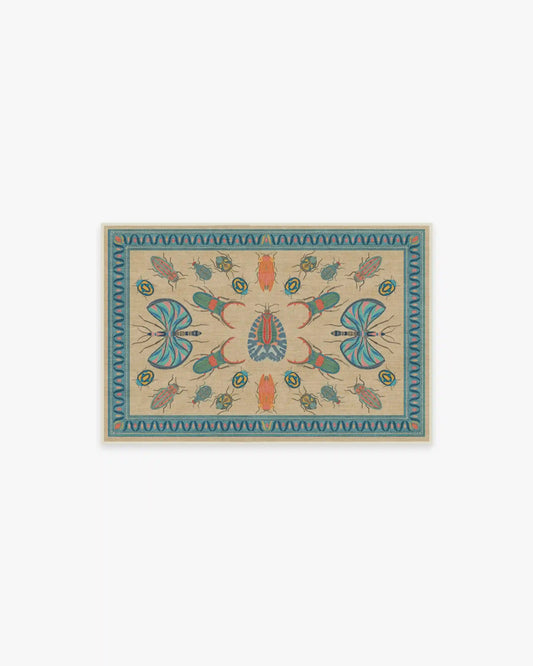 Flutterby Multicolor Rug by Iris Apfel