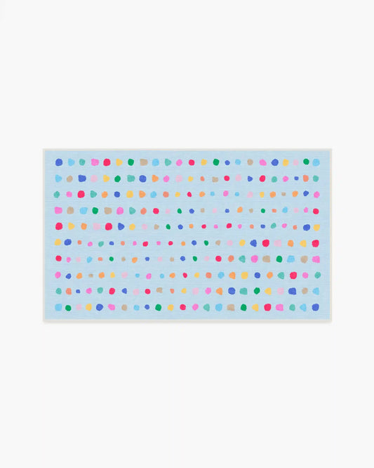 Jelly Dot Blue Rug